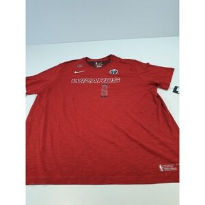 Washington Wizards Shirt Mens 2XL Red NBA Basketball Nike Dri-FIT Tee Graphic
